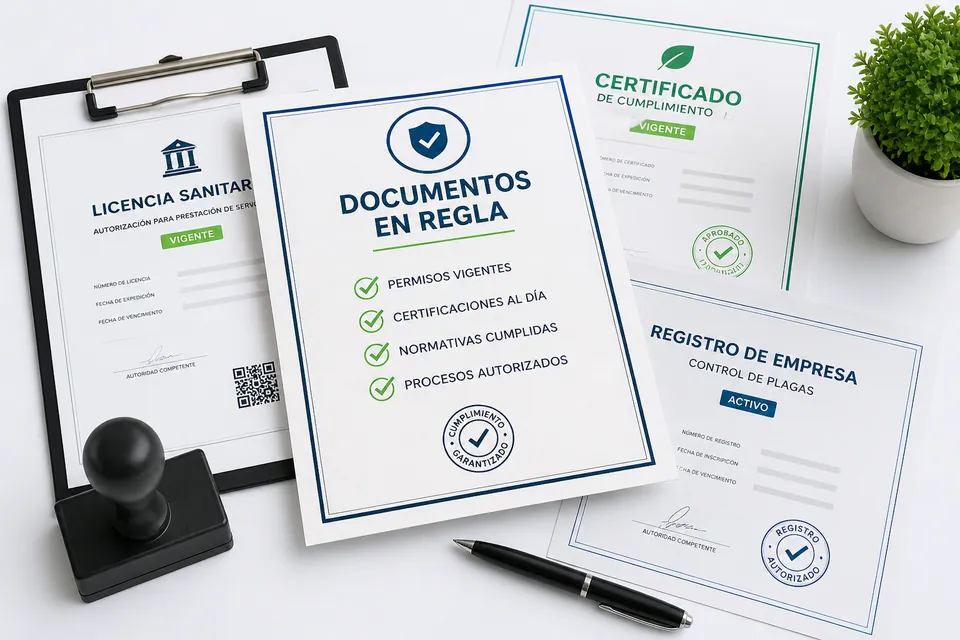 Ilustración de organización de documentación sanitaria